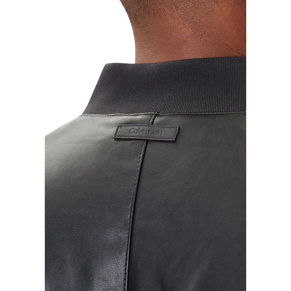 Calvin Klein Jeans Black Polyethylene Bomber