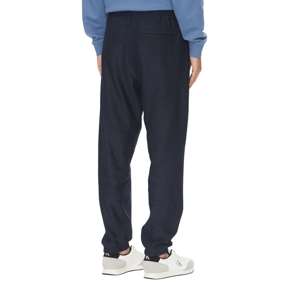 Calvin Klein Jeans Blue Cotton Joggers Workout Pants