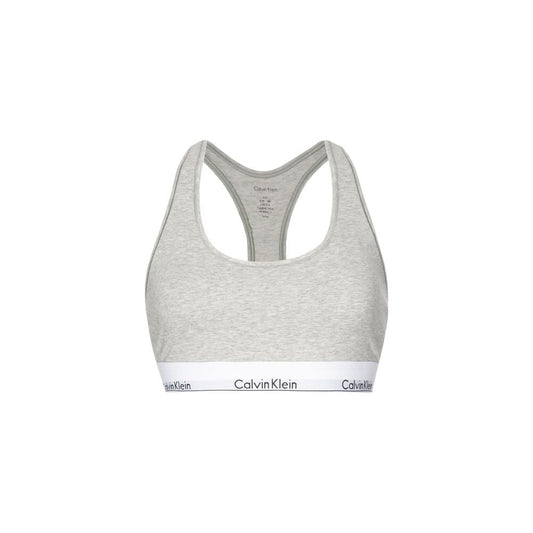 Calvin Klein Underwear Gray Cotton Bra