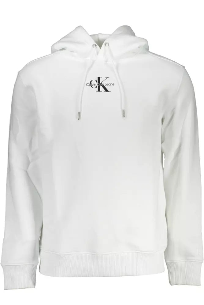 Calvin Klein White Cotton Men Sweater