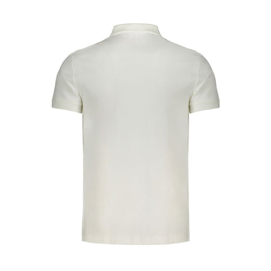 Calvin Klein White Cotton Polo Shirt