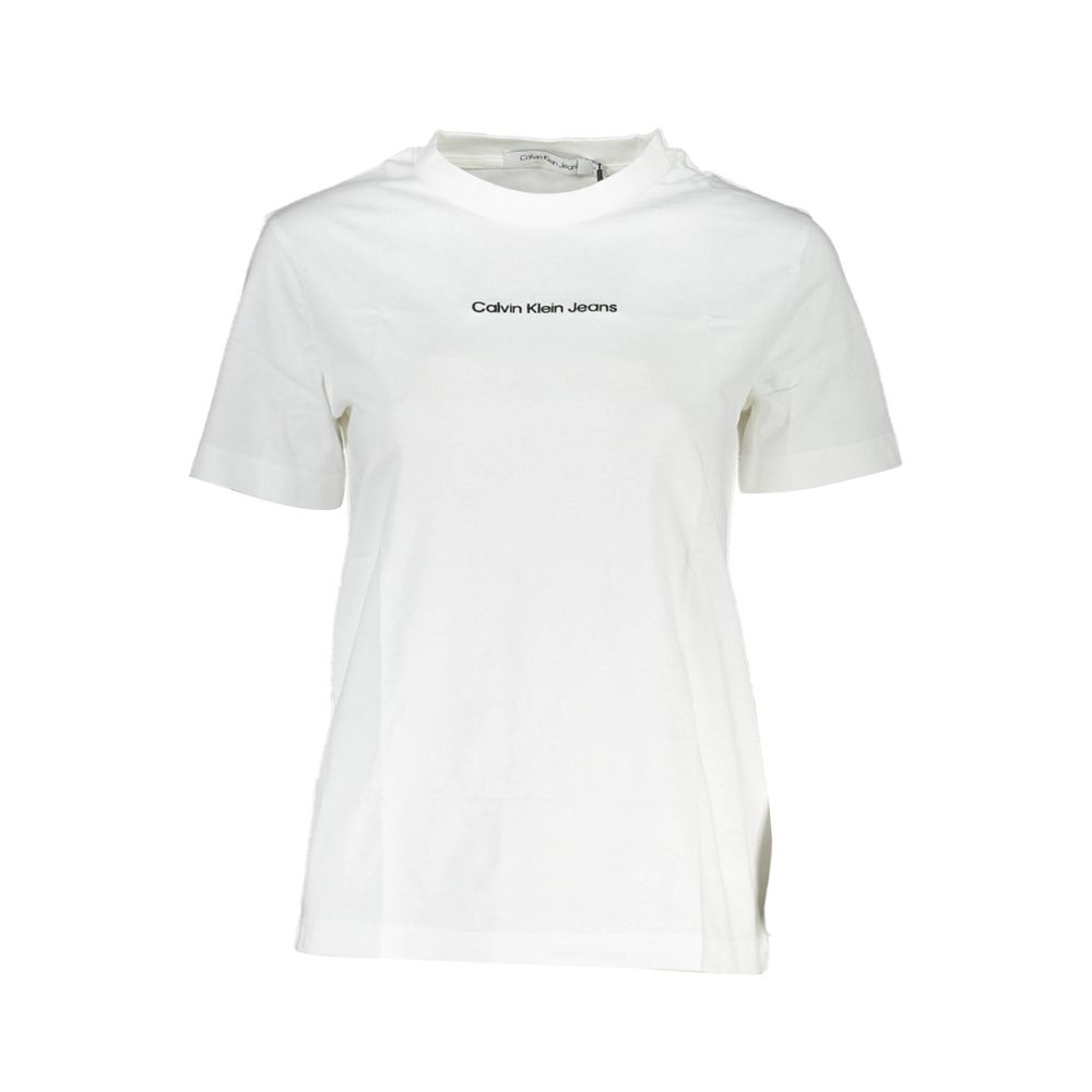 Calvin Klein White Cotton Tops & T-Shirt