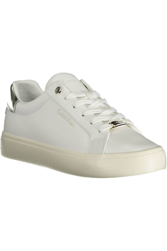 Calvin Klein White Leather Women Sneaker