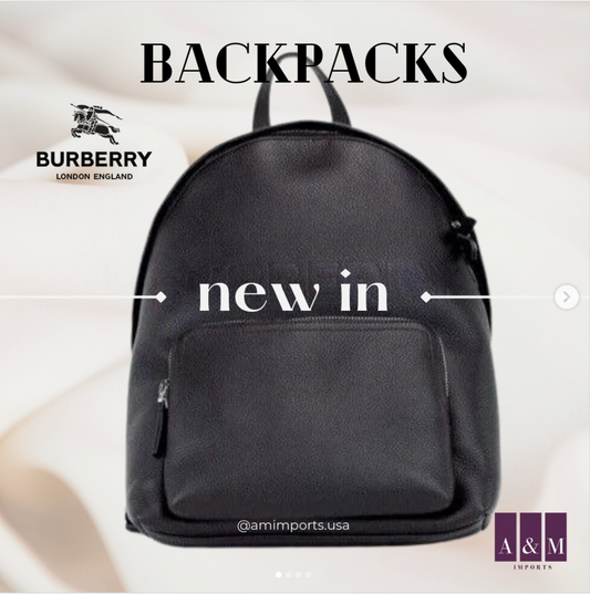 burberry black Backpacks