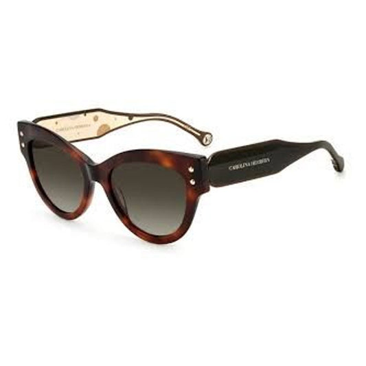 Carolina Herrera Bicolor Acetate Sunglasses
