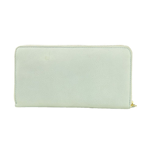 Cavalli Class Gray Calfskin Women Wallet