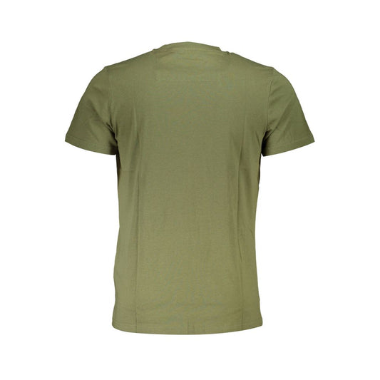 Cavalli Class Green Cotton T-Shirt