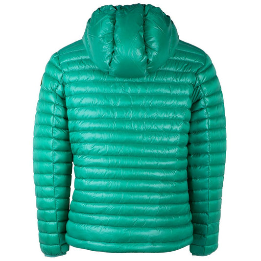 Centogrammi Chic Green Nylon Down Jacket