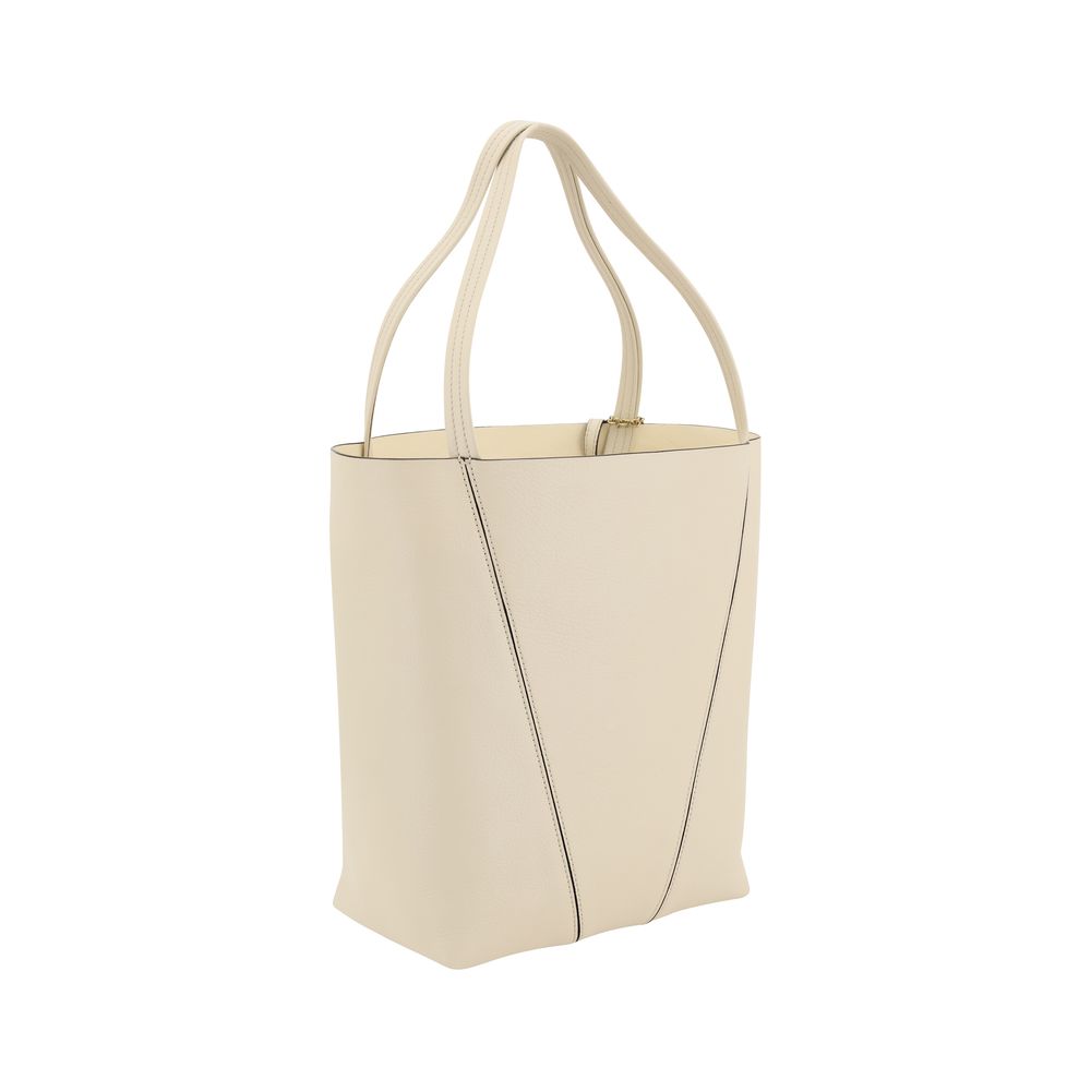 Chloé Cream Calf Leather Bos Taurus Shoulder Bag