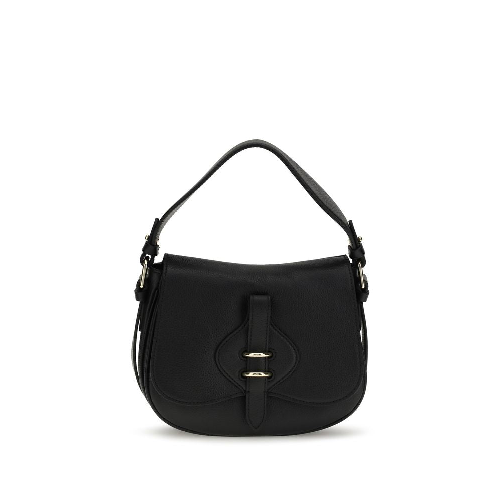 Coccinelle Black Calf Leather Bos Taurus Handbag