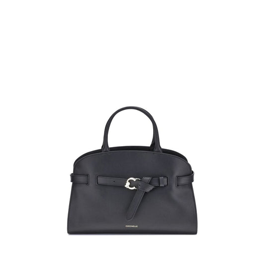 Coccinelle Black Calf Leather Bos Taurus Handbag