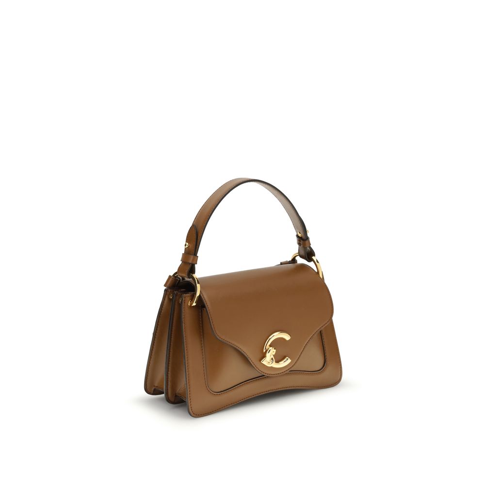 Coccinelle Brown Calf Leather Bos Taurus Handbag