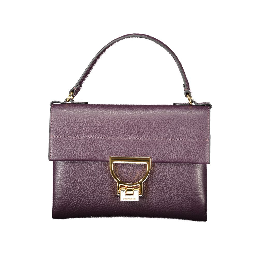 Coccinelle Purple Leather Handbag
