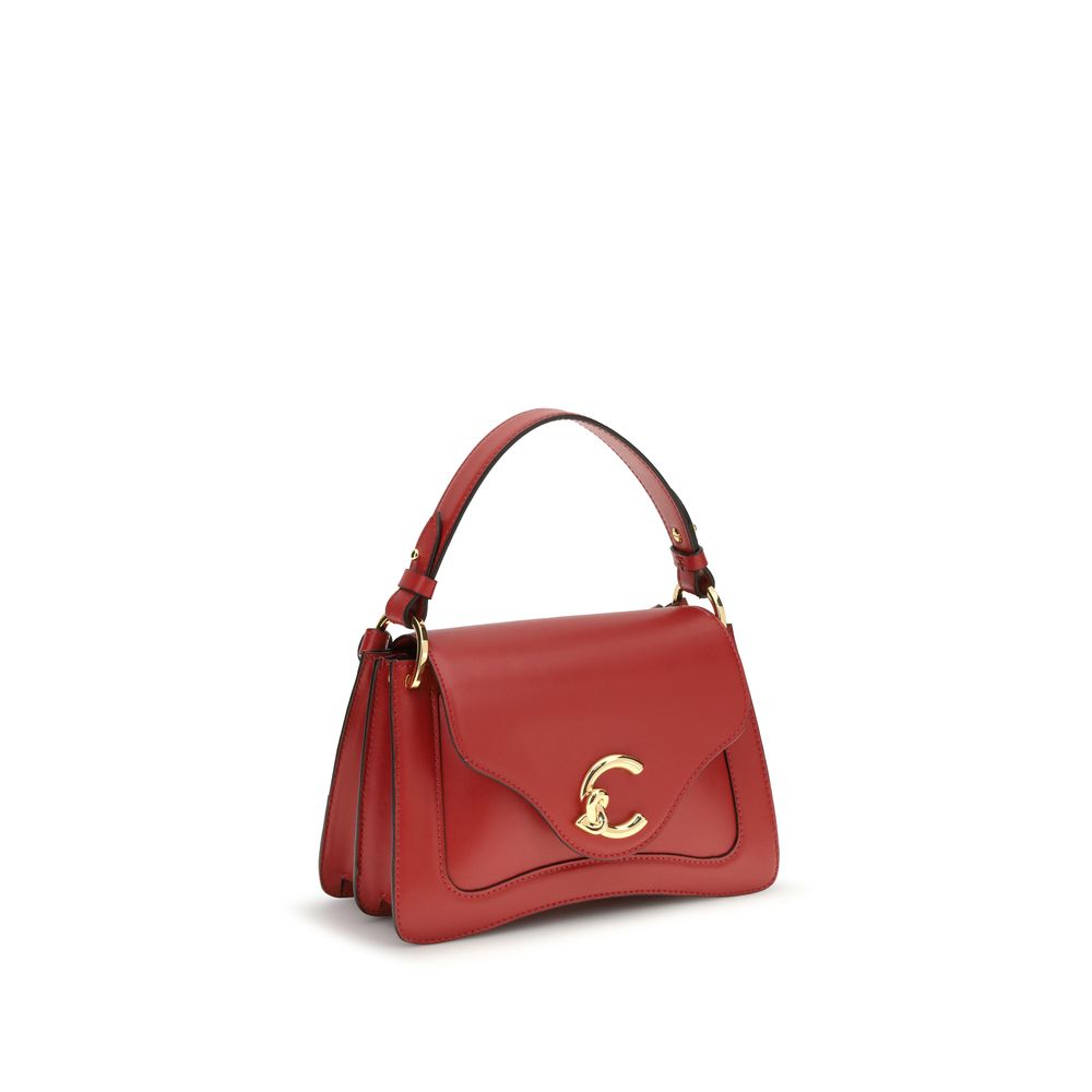 Coccinelle Red Calf Leather Bos Taurus Handbag