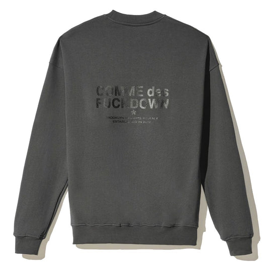 Comme Des Fuckdown Gray Cotton Sweater