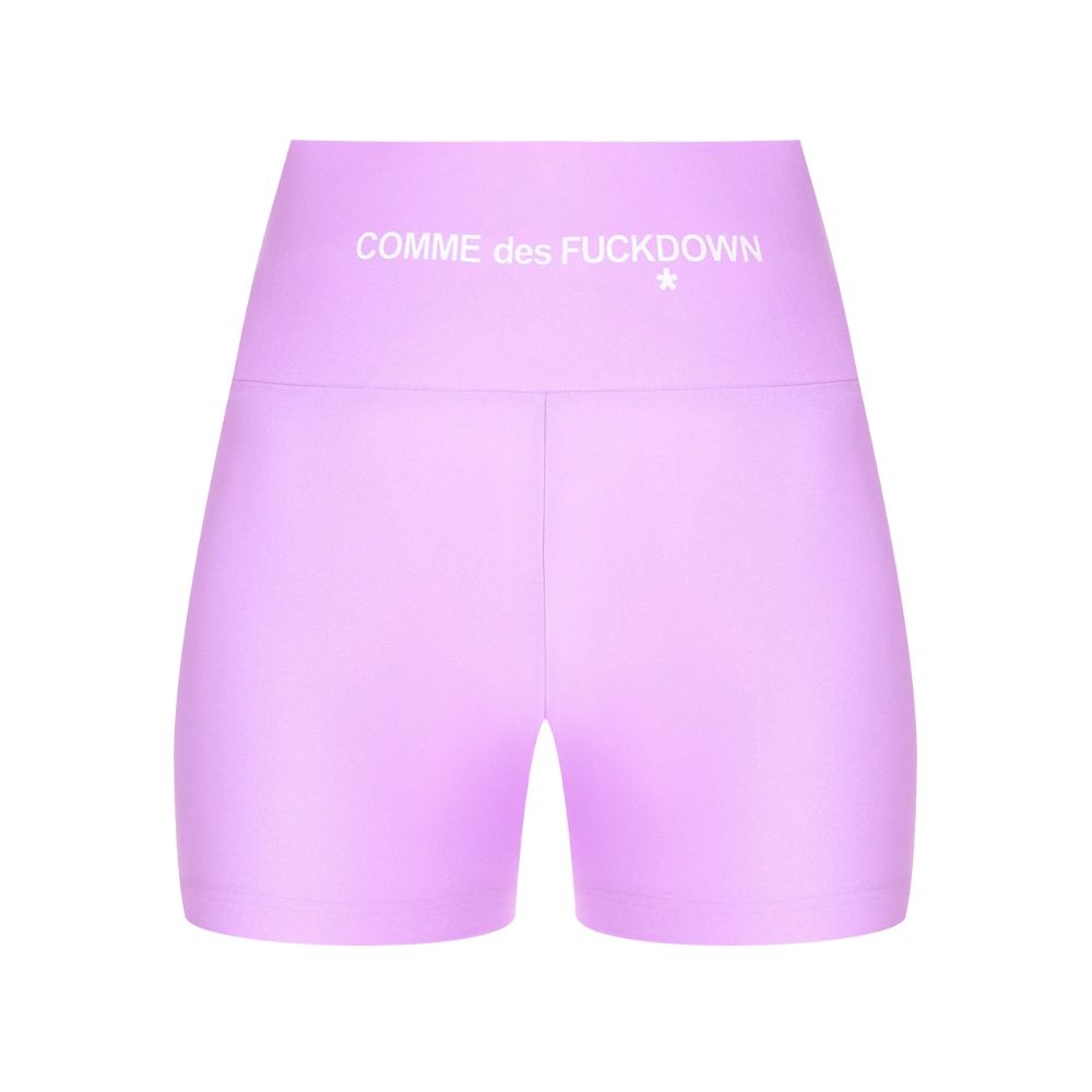 Comme Des Fuckdown Purple Polyester Short