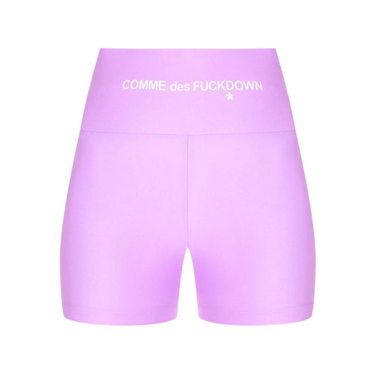 Comme Des Fuckdown Purple Polyester Short