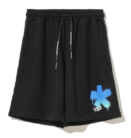 Comme Des Fuckdown Sleek Cotton Bermuda Shorts with Logo Detail