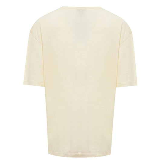 Corneliani Yellow Linen T-Shirt