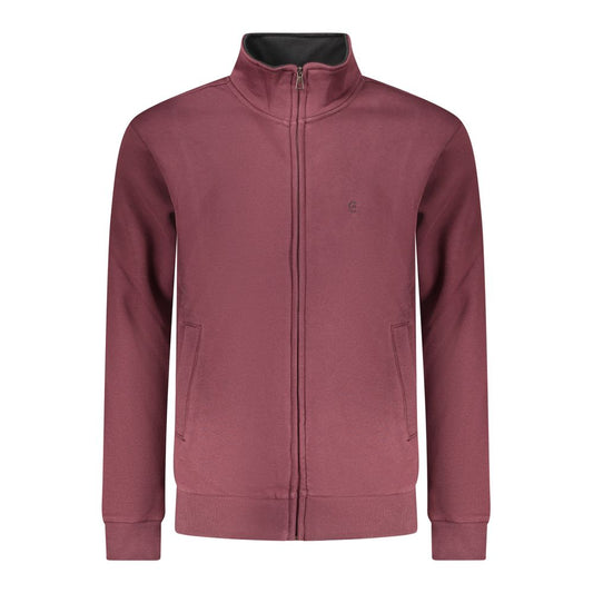 Coveri Moving Rosso Cotton Men Sweatshirt