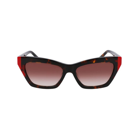 DKNY Brown Acetate Sunglasses