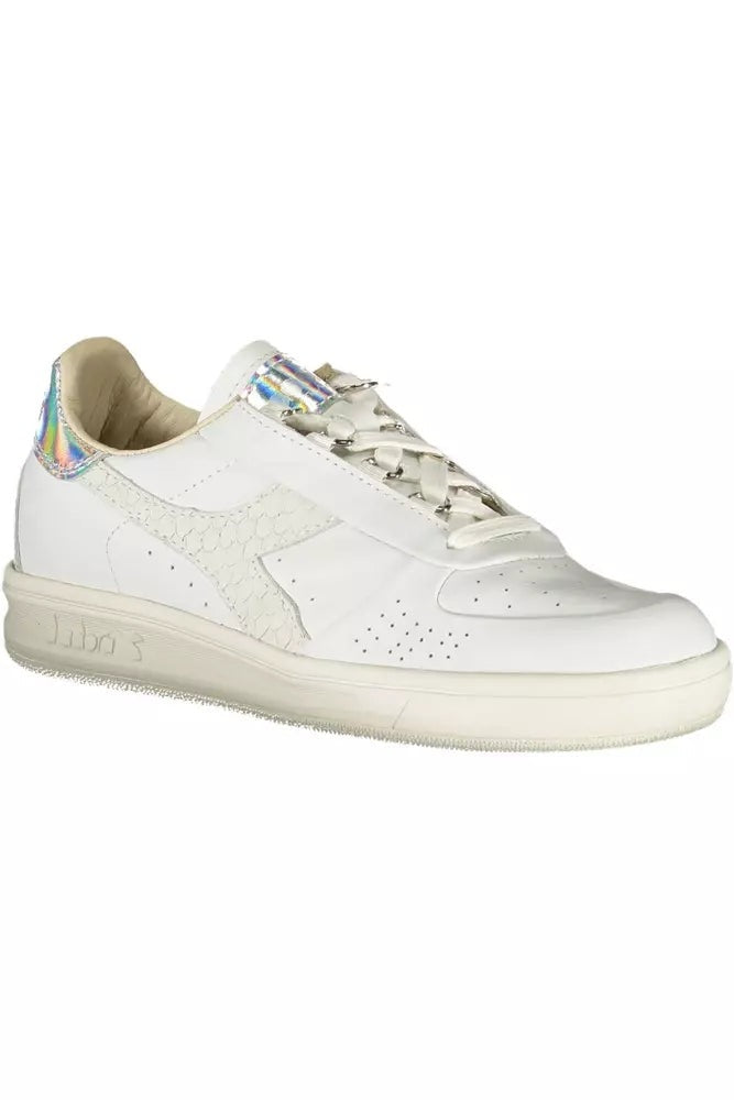 Diadora White Leather Women Sneaker