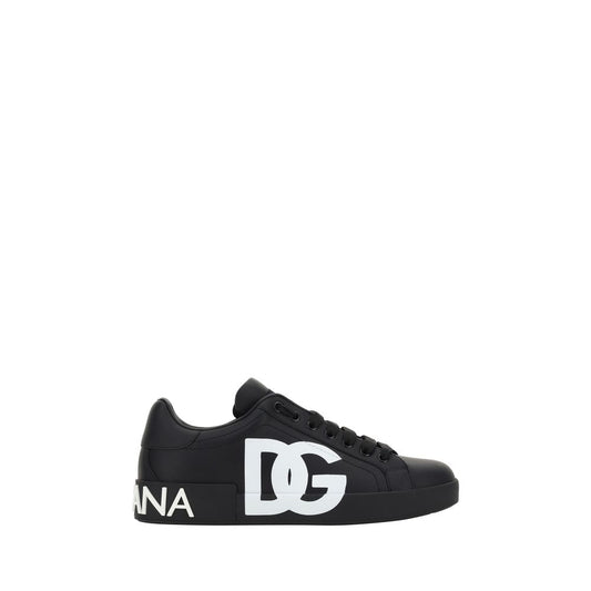 Dolce & Gabbana Black Rubber Sneakers