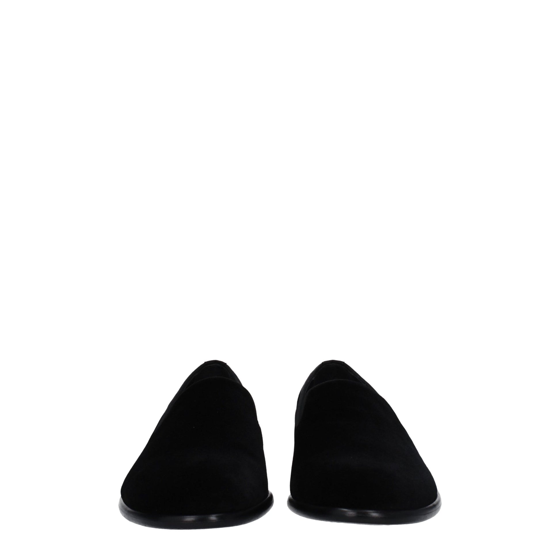 Dolce & Gabbana Black Velvet Loafer
