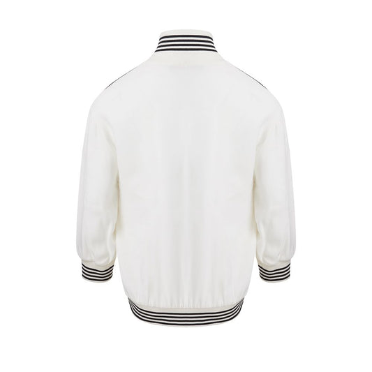 Dolce & Gabbana Elegant Cotton Knit White Sweater