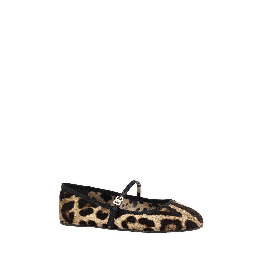 Dolce & Gabbana Leopard-print ballerinas