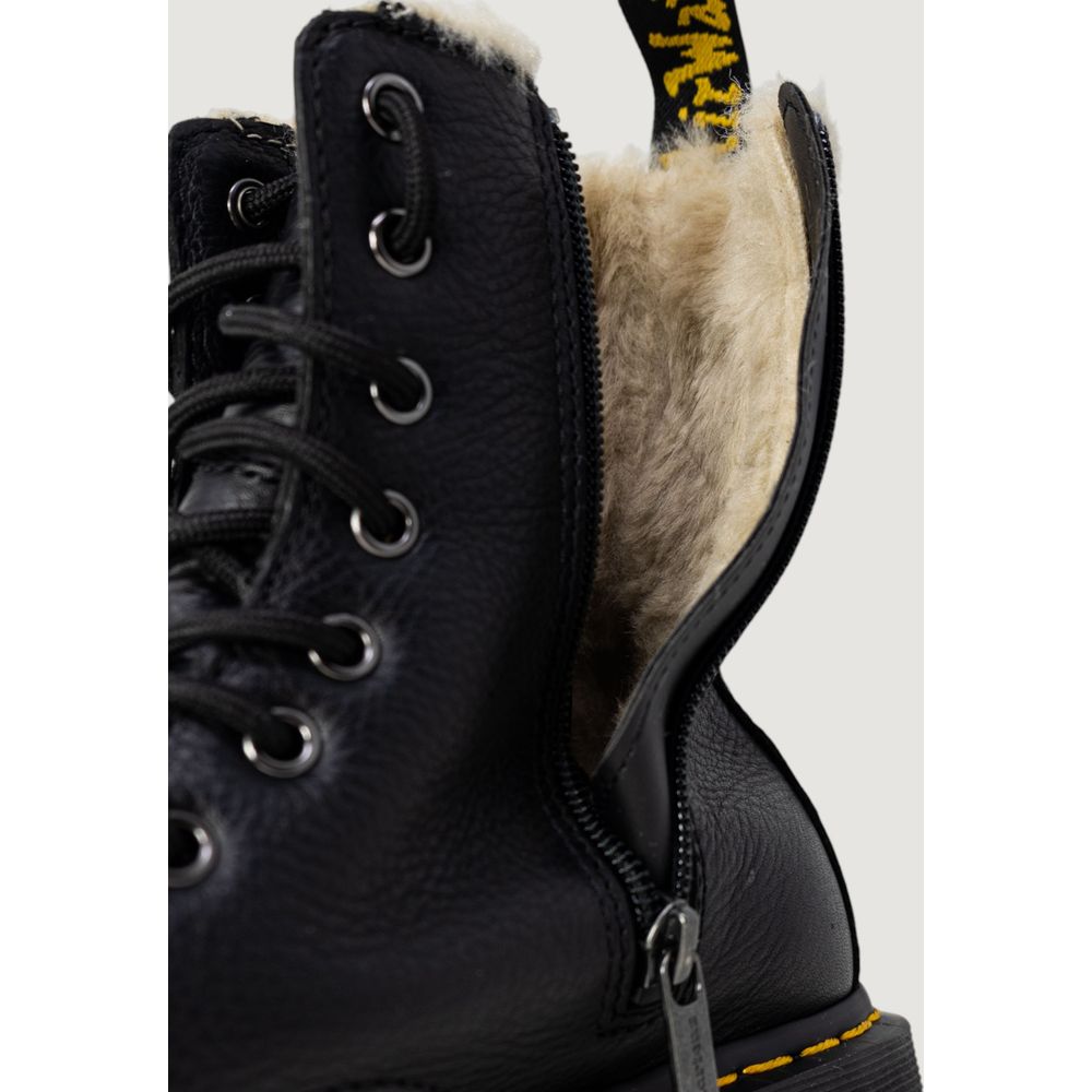 Dr. Martens Black Leather Lace-Up Boots