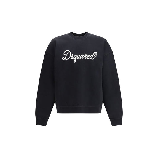 Dsquared² Black Cotton Sweatshirt