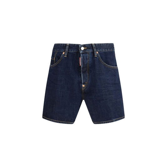 Dsquared² Blue Cotton Bermuda Shorts