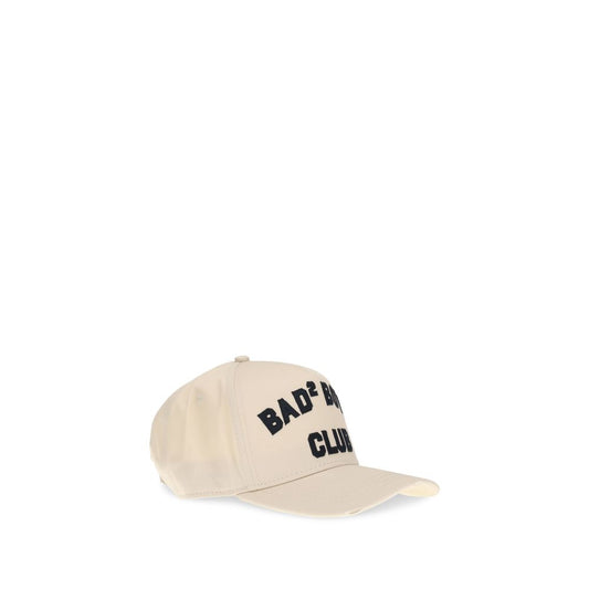 Dsquared² Cream Cotton Cap Baseball Hat