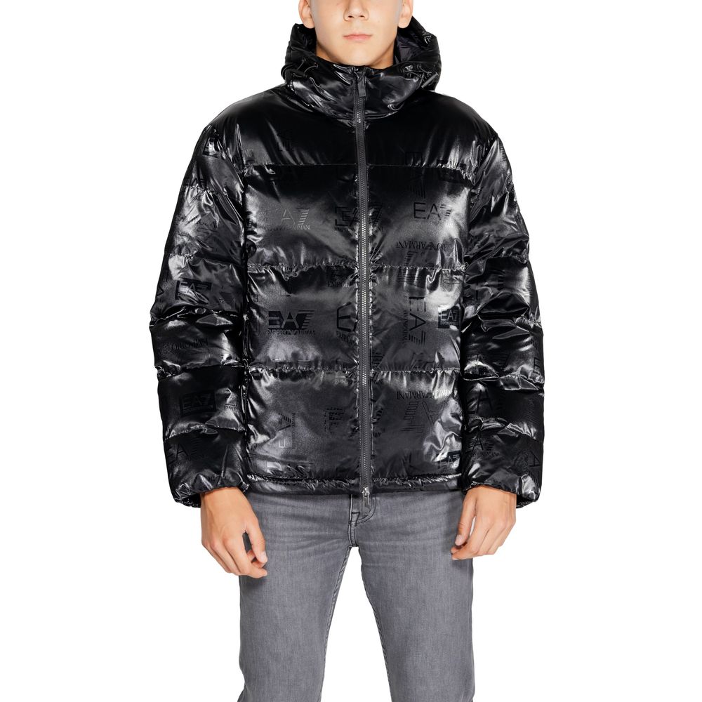 EA7 Emporio Armani Black Polyester Jacket