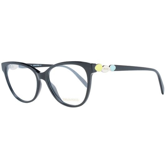 Emilio Pucci Black Acetate Glasses Frames