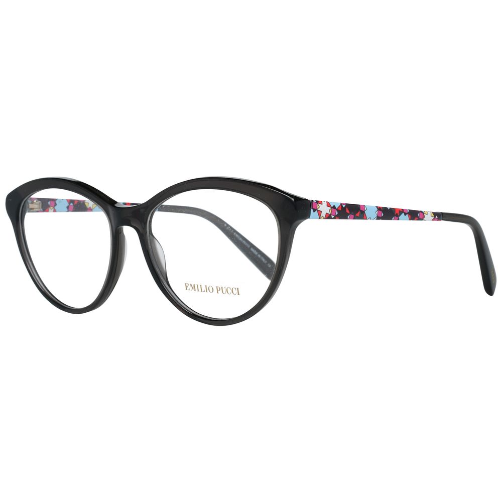 Emilio Pucci Black Metal Glasses Frames