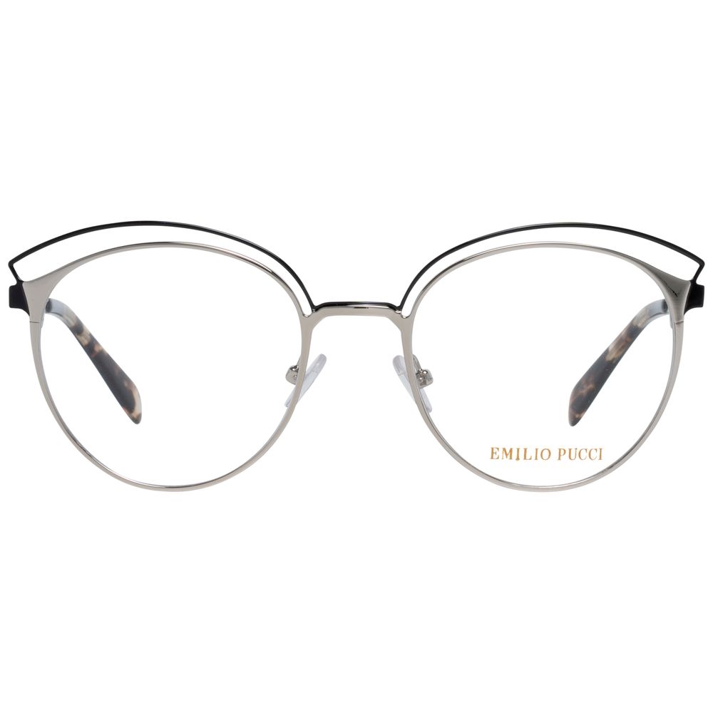 Emilio Pucci Black Metal Glasses Frames
