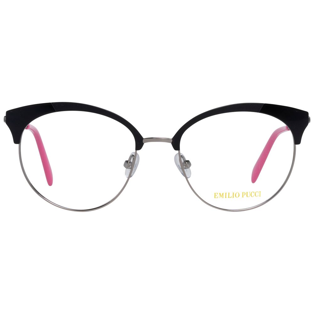 Emilio Pucci Black Metal Glasses Frames