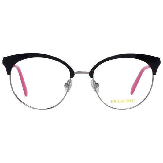 Emilio Pucci Black Metal Glasses Frames