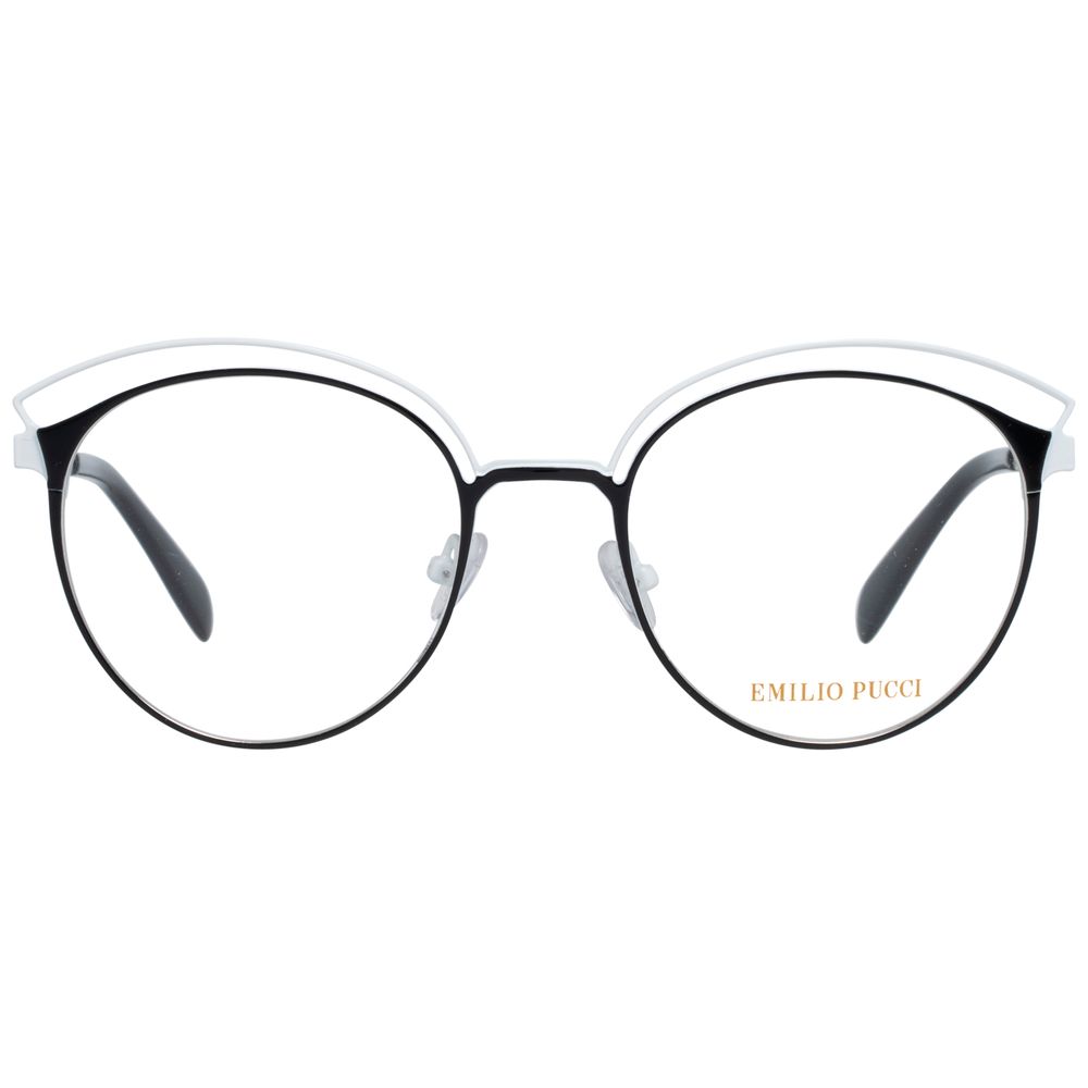 Emilio Pucci Black Metal Glasses Frames