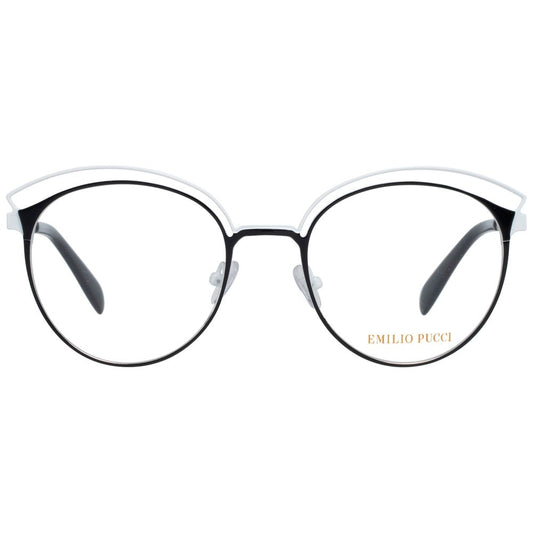 Emilio Pucci Black Metal Glasses Frames