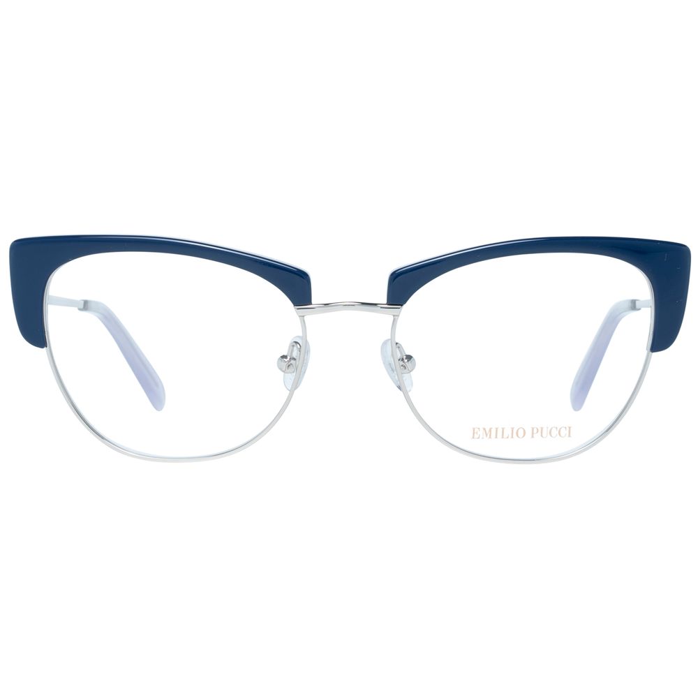 Emilio Pucci Blue Metal Glasses Frames