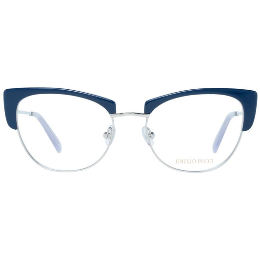 Emilio Pucci Blue Metal Glasses Frames