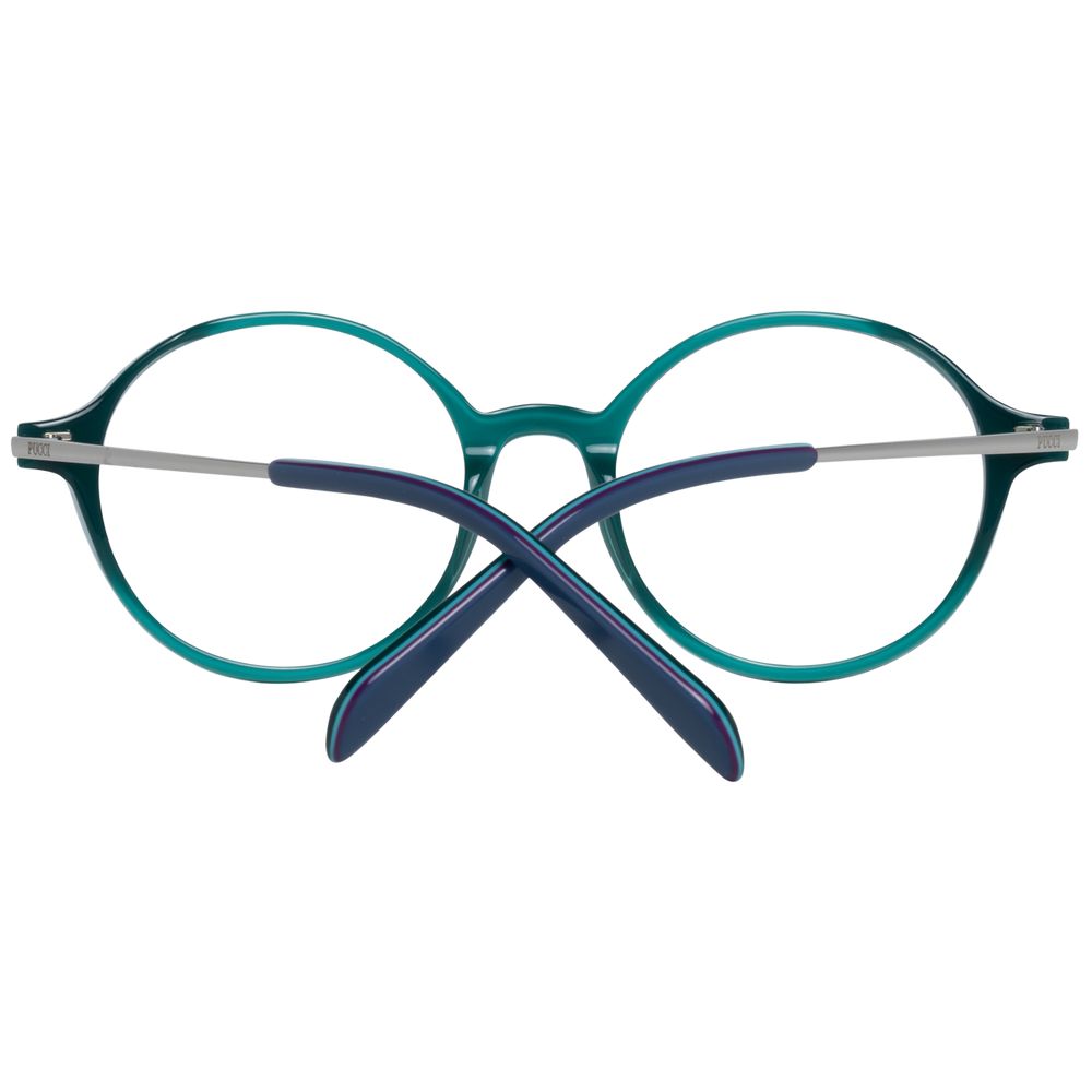Emilio Pucci Blue Plastic Glasses Frames