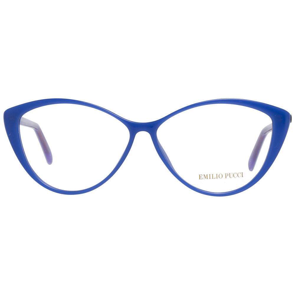 Emilio Pucci Blue Plastic Glasses Frames