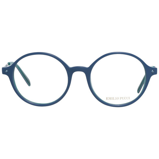 Emilio Pucci Blue Plastic Glasses Frames