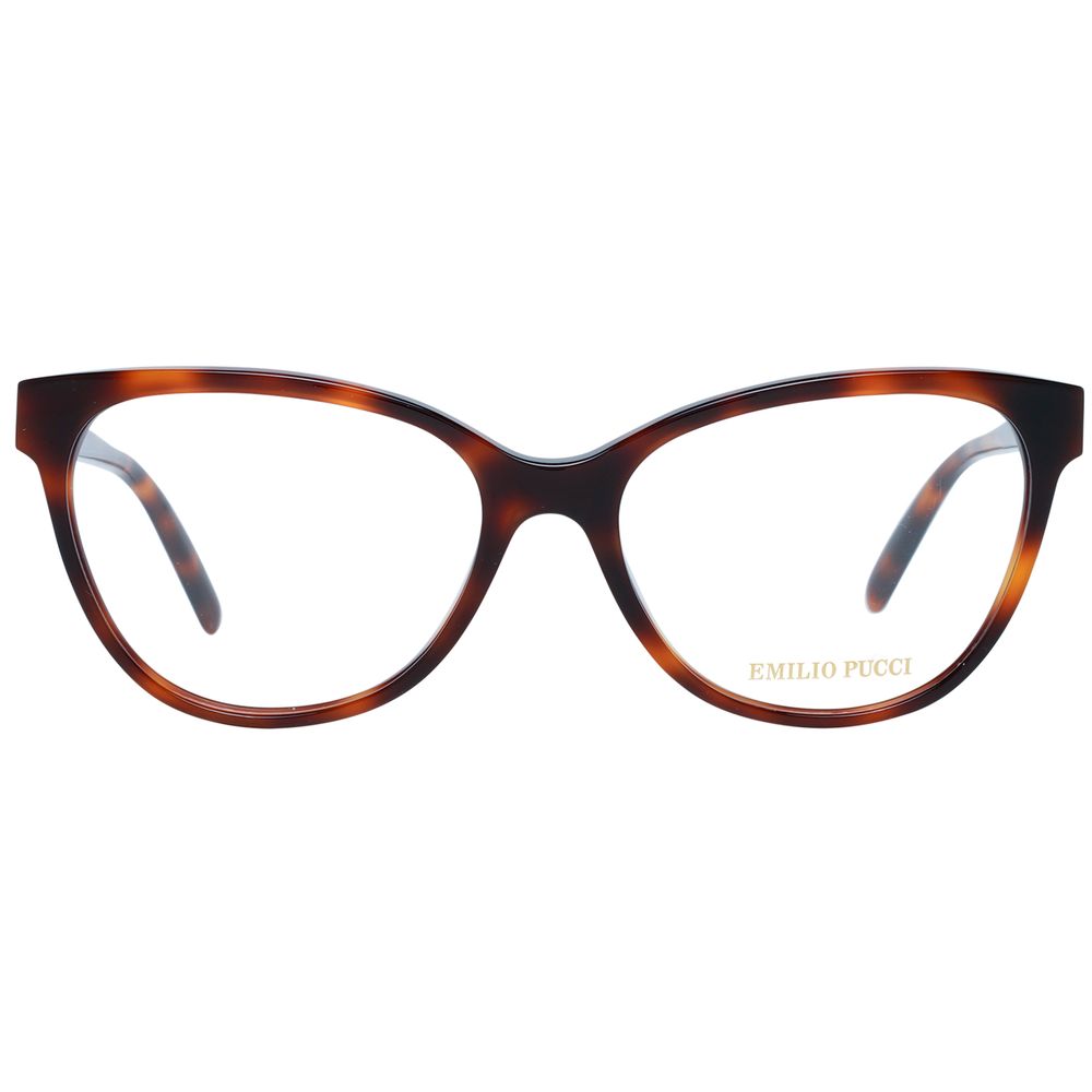 Emilio Pucci Brown Acetate Glasses Frames