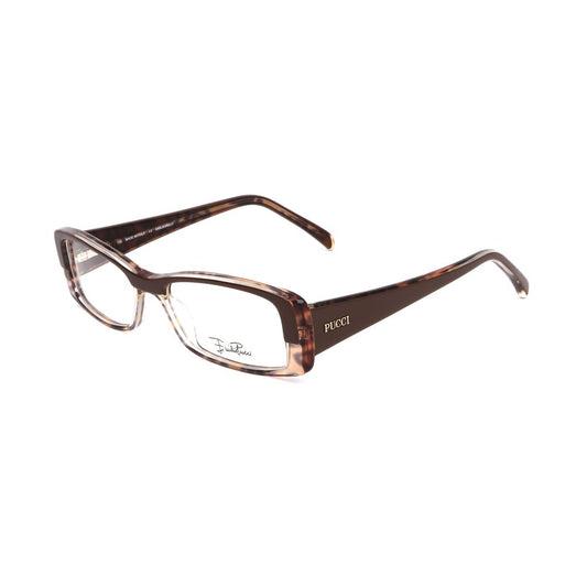 Emilio Pucci Brown Plastic Frames