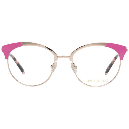 Emilio Pucci Gold Metal Glasses Frames